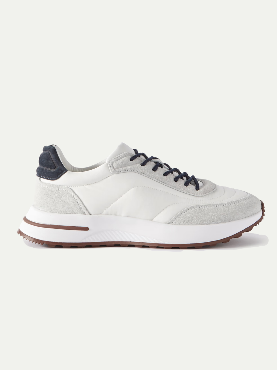 NÉROLIEN Élité Suede Sneaker White