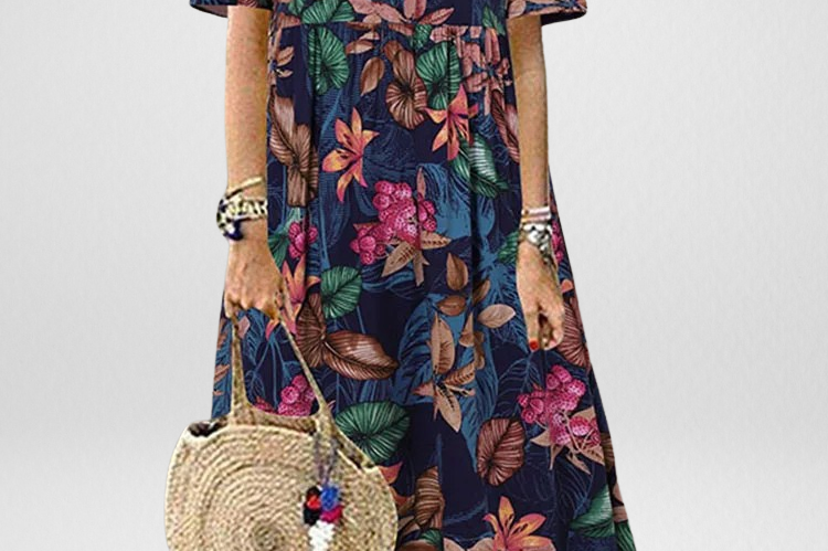 Aviva™ | Boho Floral Maxi Dress