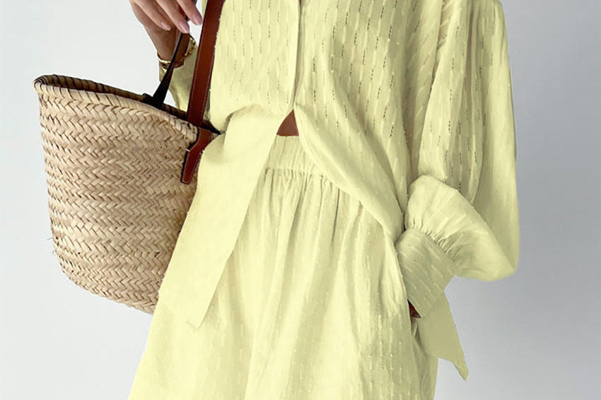 Elizabeth - Breezy Shirt and Shorts Set