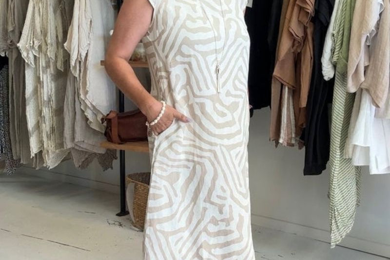 Ava | round neck summer dress