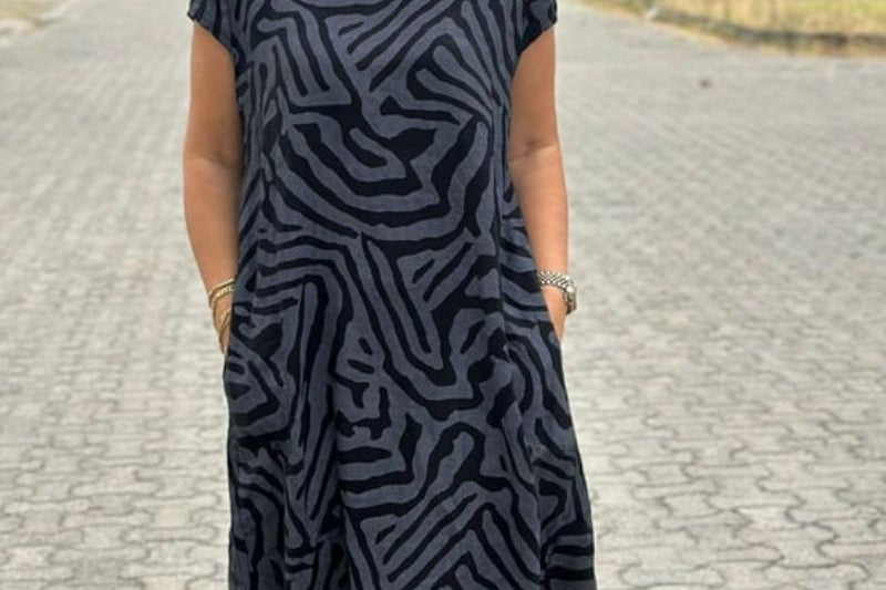 Ava | round neck summer dress