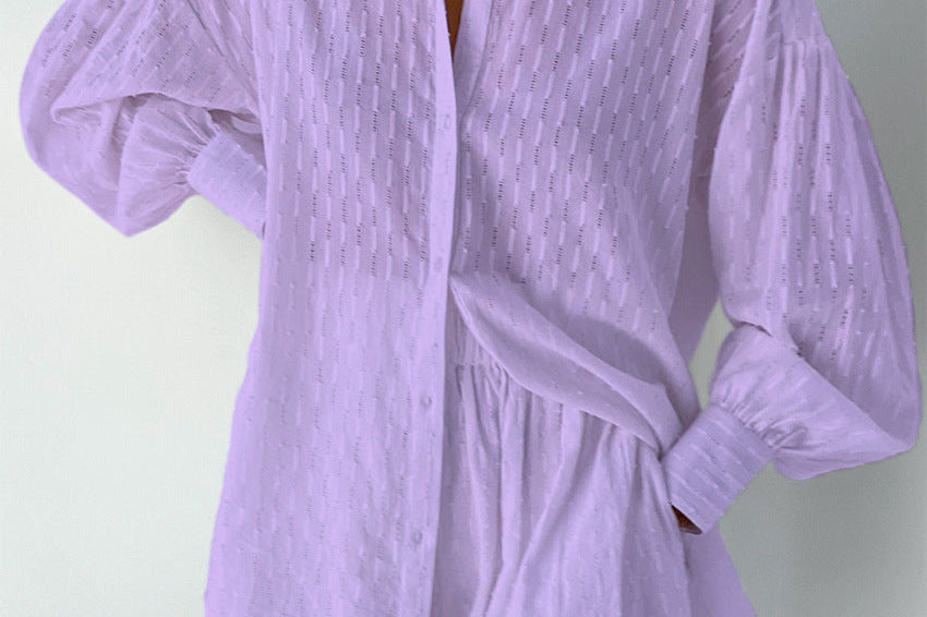 Elizabeth - Breezy Shirt and Shorts Set