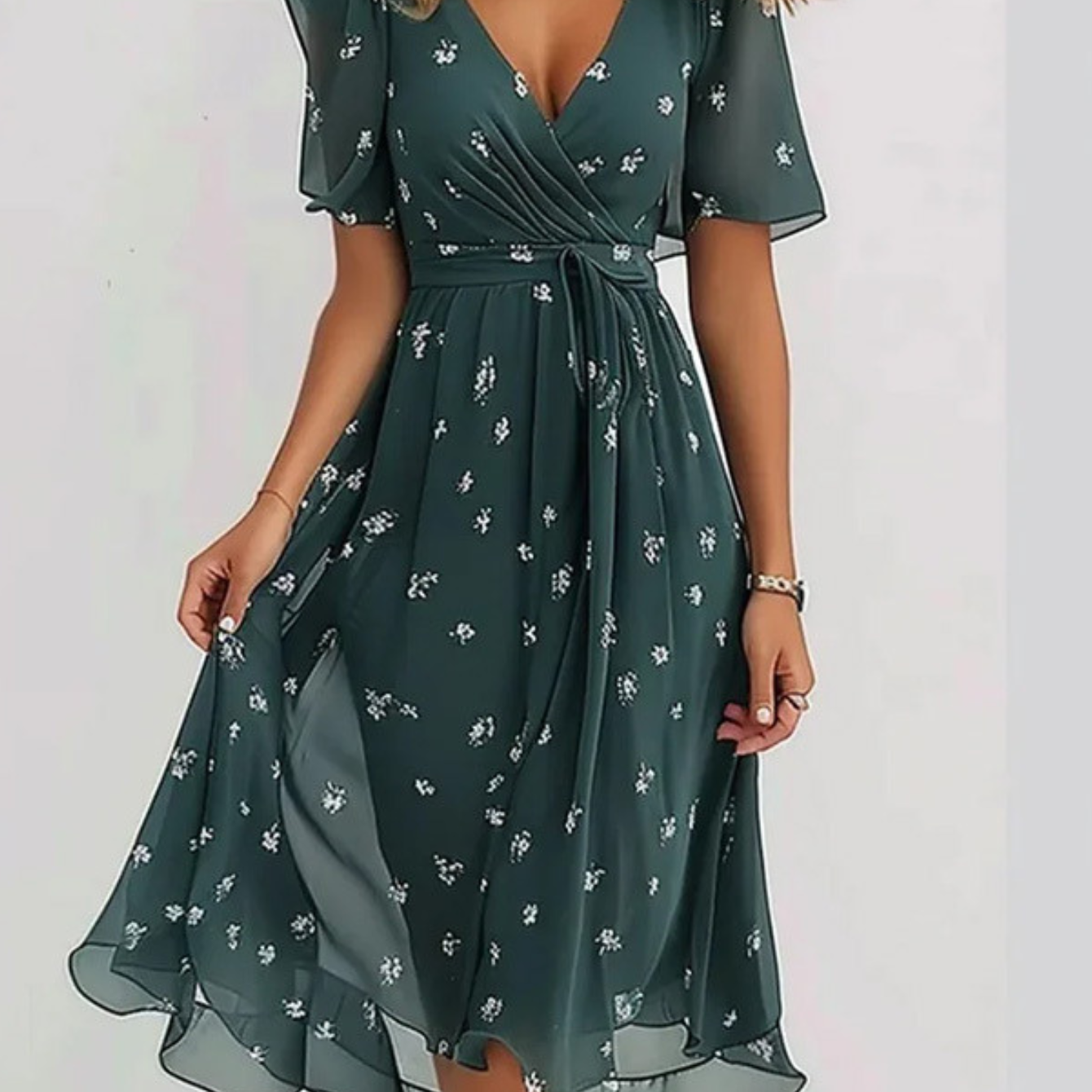 Matilda | Summer Dress With Belly Cover