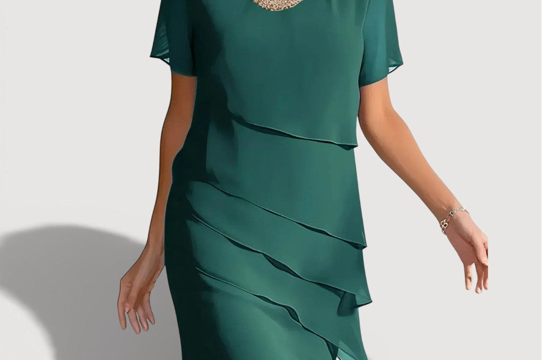 Kendra  – Layered Midi Dress