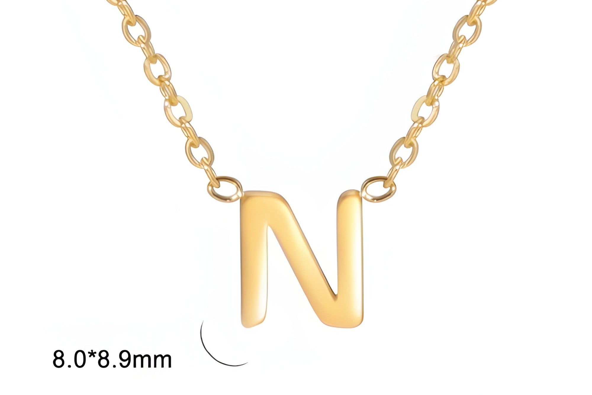 Signature Gold letter Necklace