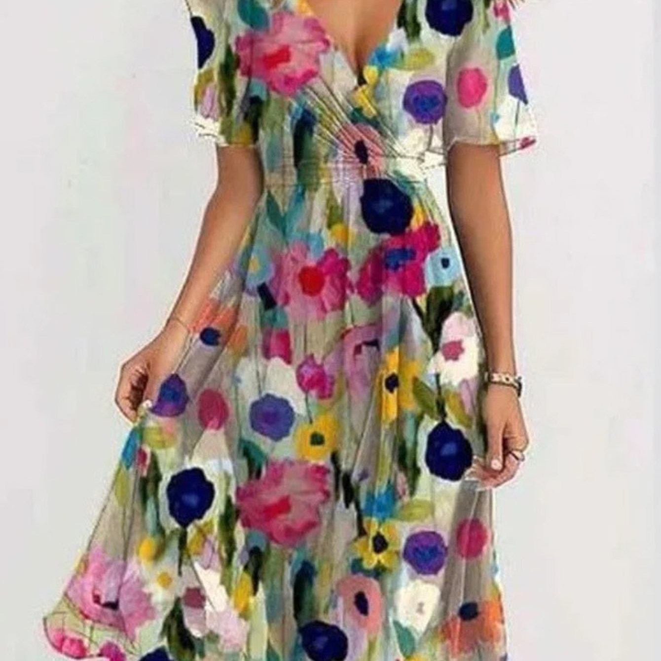 Matilda | Summer Dress With Belly Cover