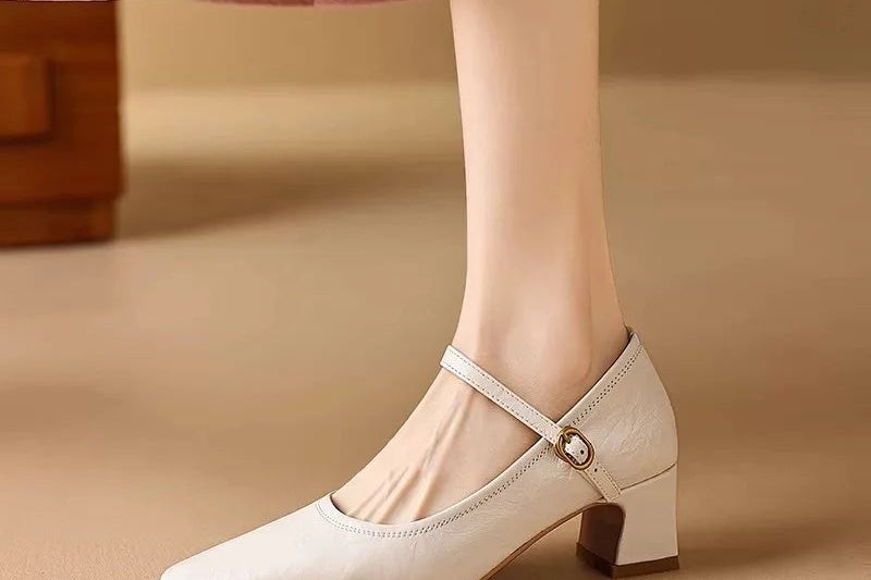 Bella Genuine Leather Heels