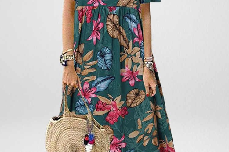 Aviva™ | Boho Floral Maxi Dress
