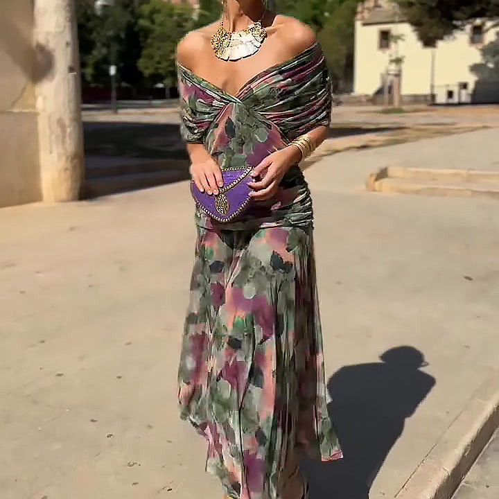 Susan | Elegant V-Neck Maxi Dress