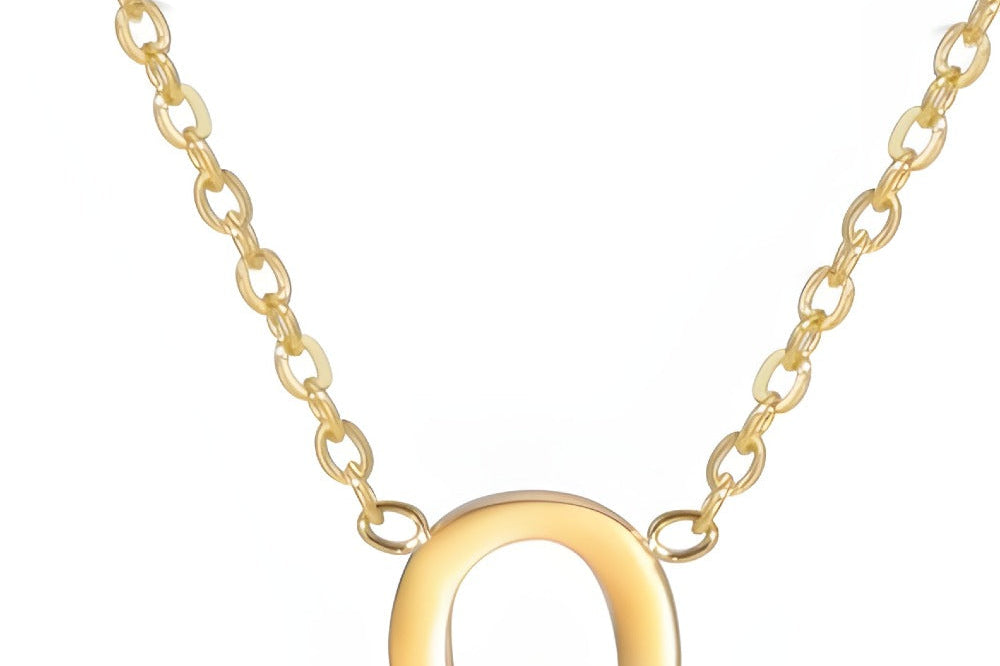 Signature Gold letter Necklace