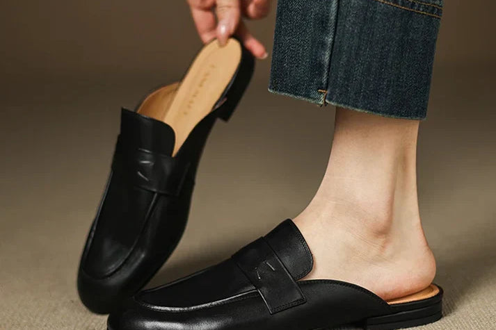 Aurora Genuine Leather Mules