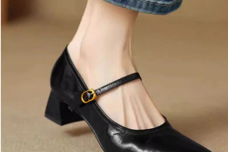 Bella Genuine Leather Heels