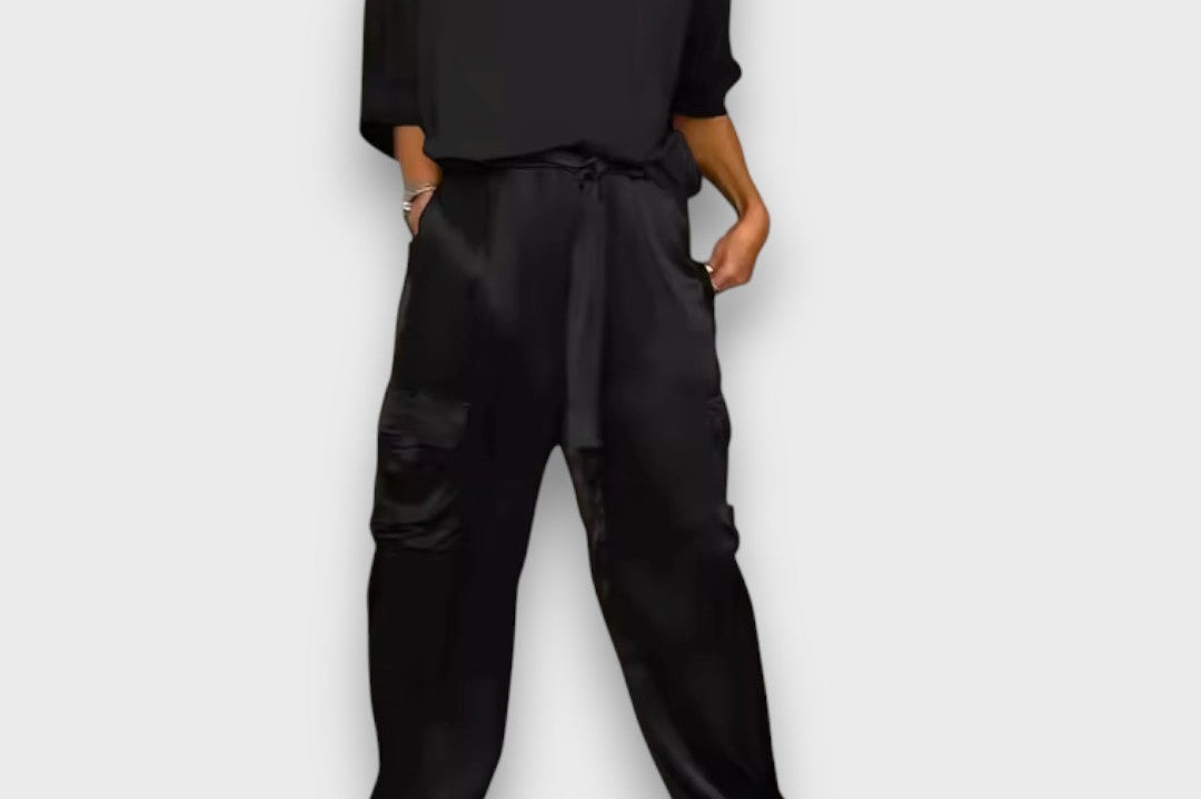 Avelan – Satin Flow Two-Piece Set