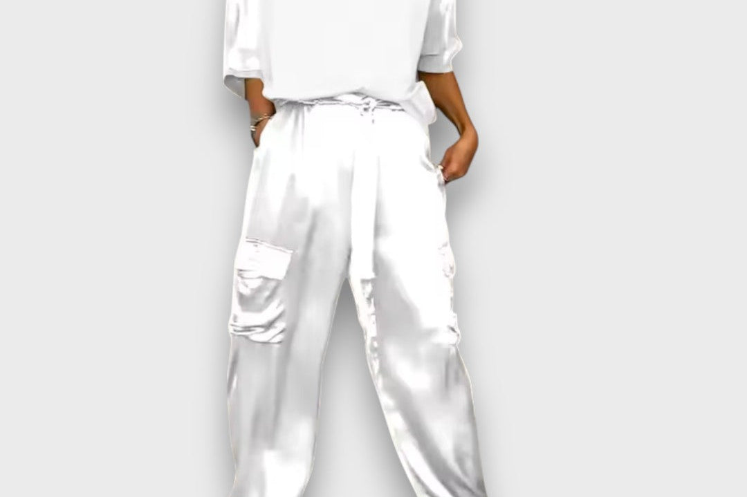 Avelan – Satin Flow Two-Piece Set