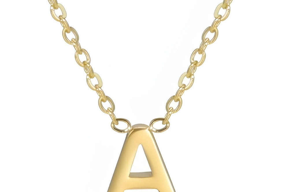 Signature Gold letter Necklace