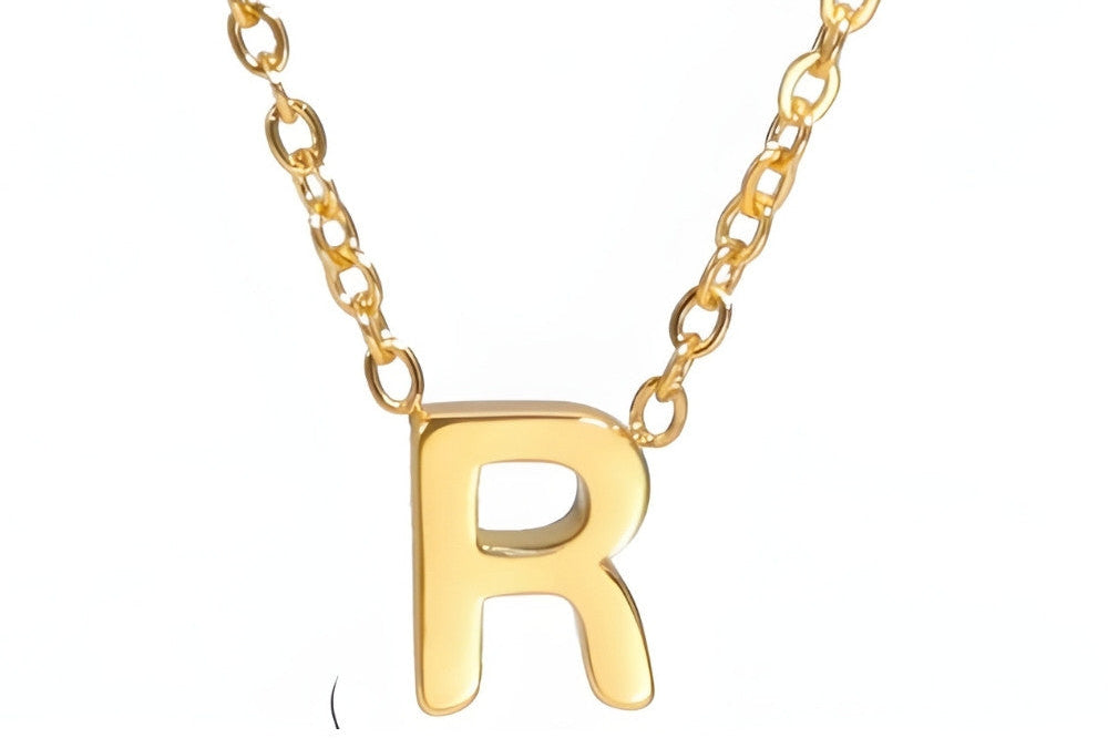 Signature Gold letter Necklace