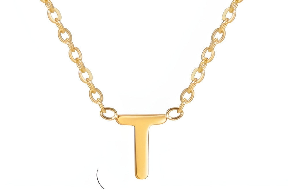 Signature Gold letter Necklace