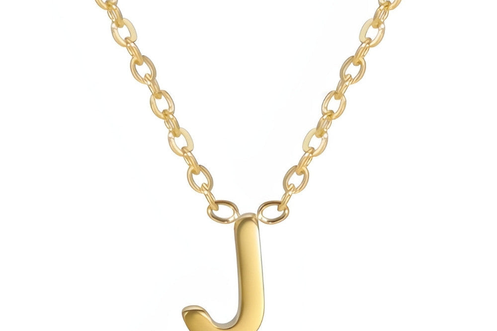 Signature Gold letter Necklace