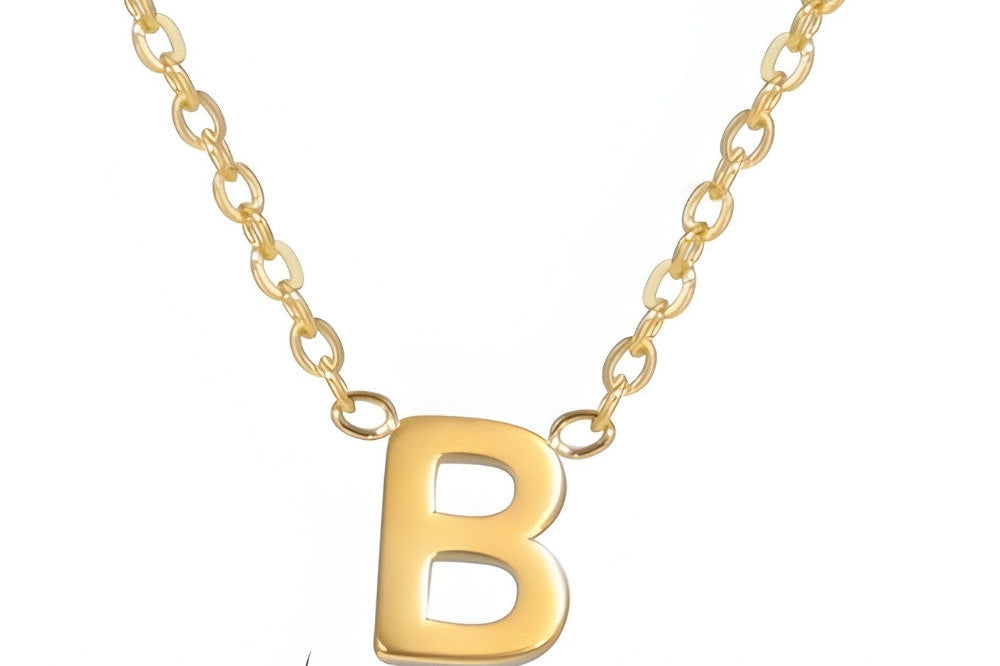 Signature Gold letter Necklace