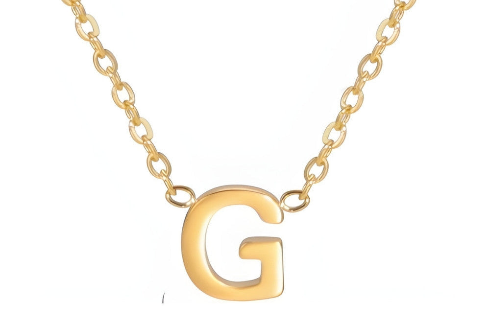Signature Gold letter Necklace