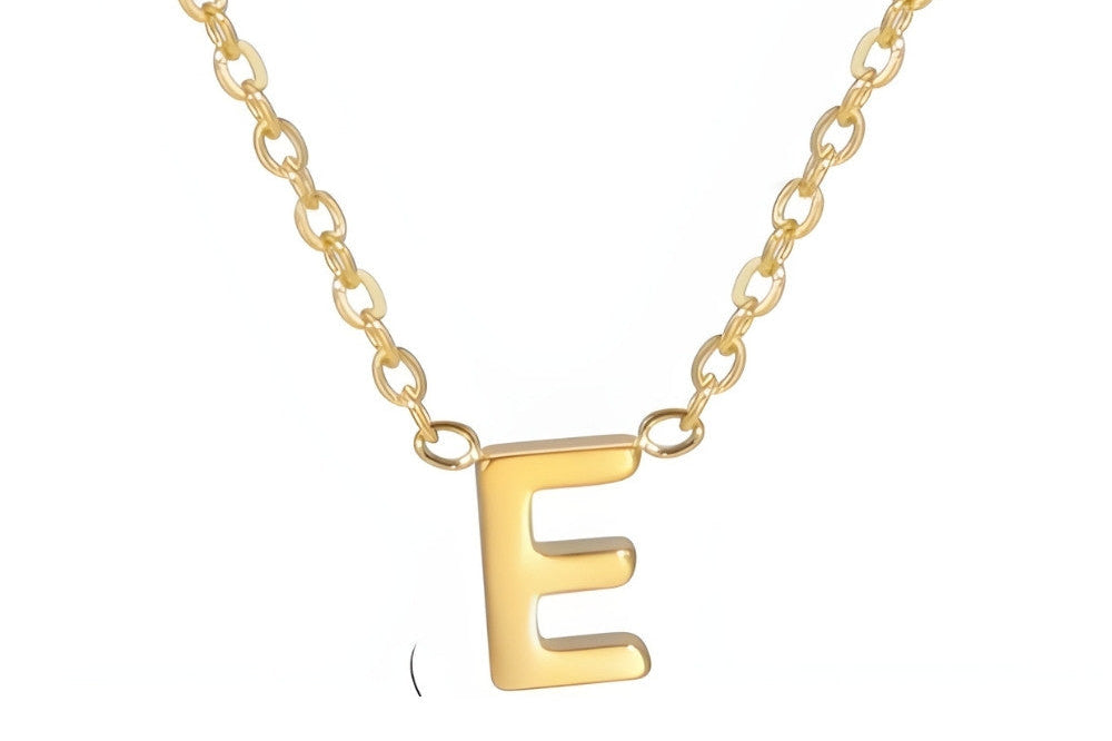 Signature Gold letter Necklace