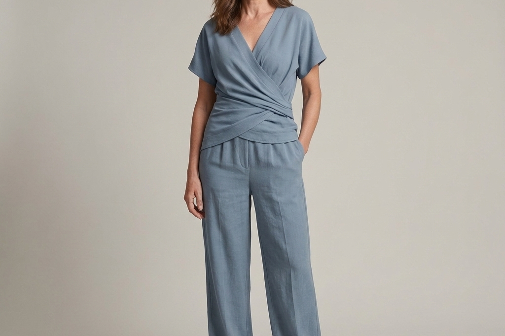 Colleen | Wrap-Front Cropped