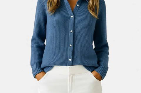 Audrey | Classic Knitted Button Cardigan