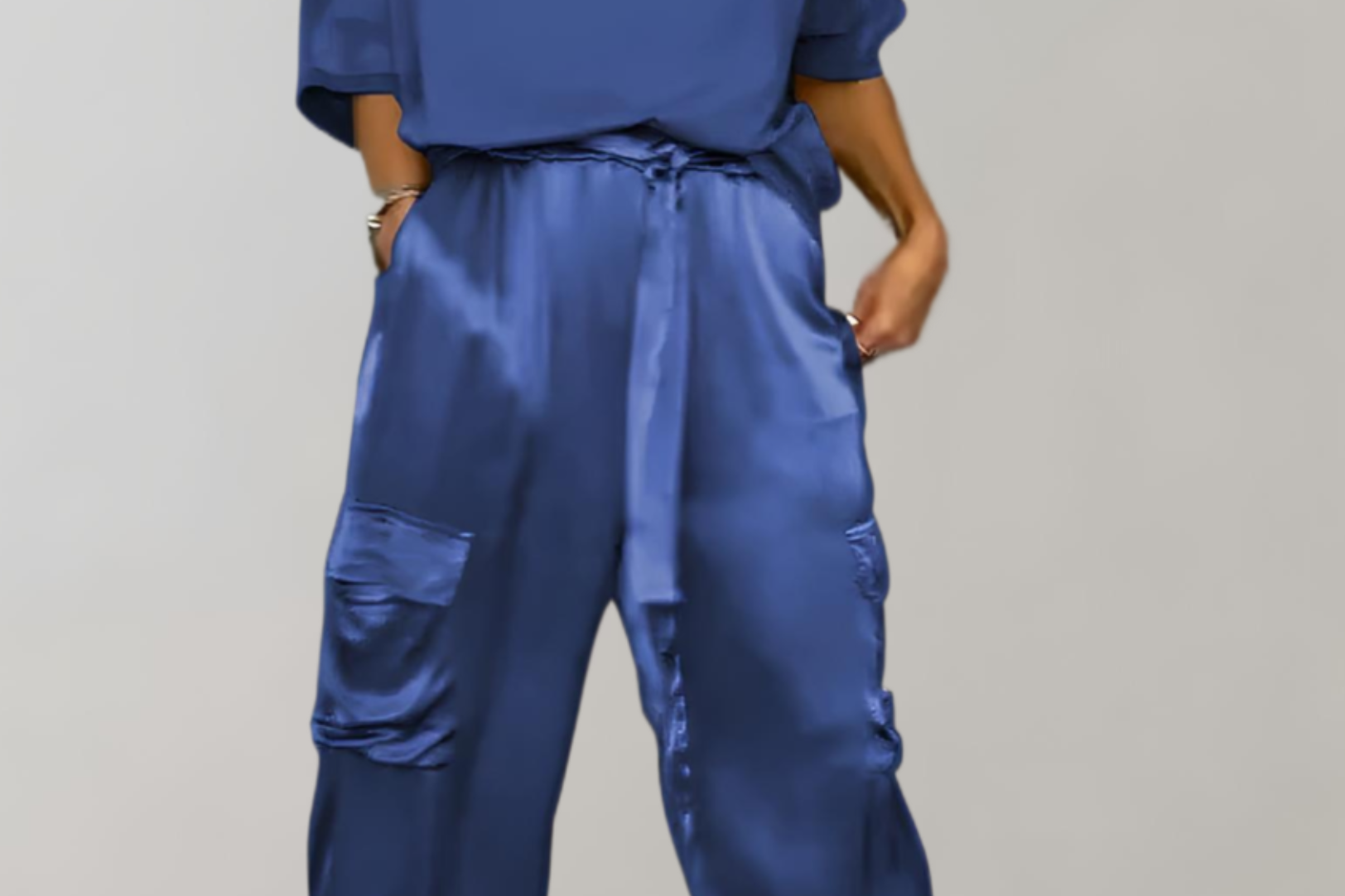 Finley - Silky Cargo Lounge Set