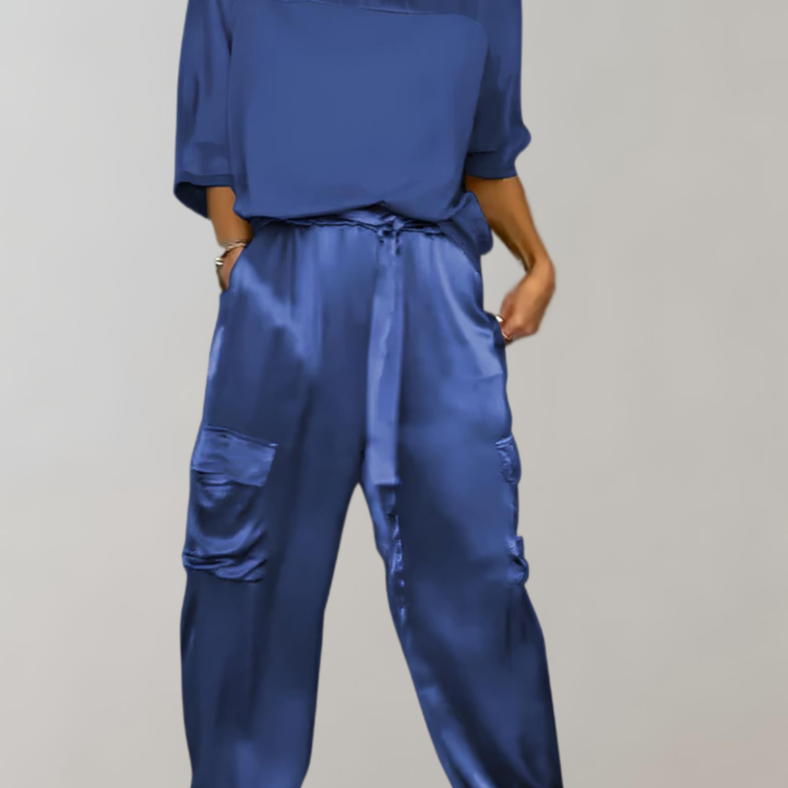 Finley - Silky Cargo Lounge Set
