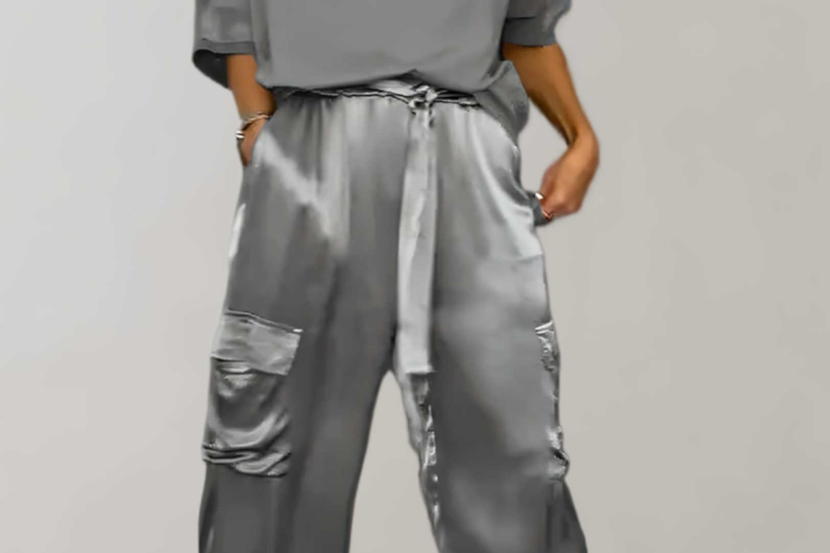 Finley - Silky Cargo Lounge Set