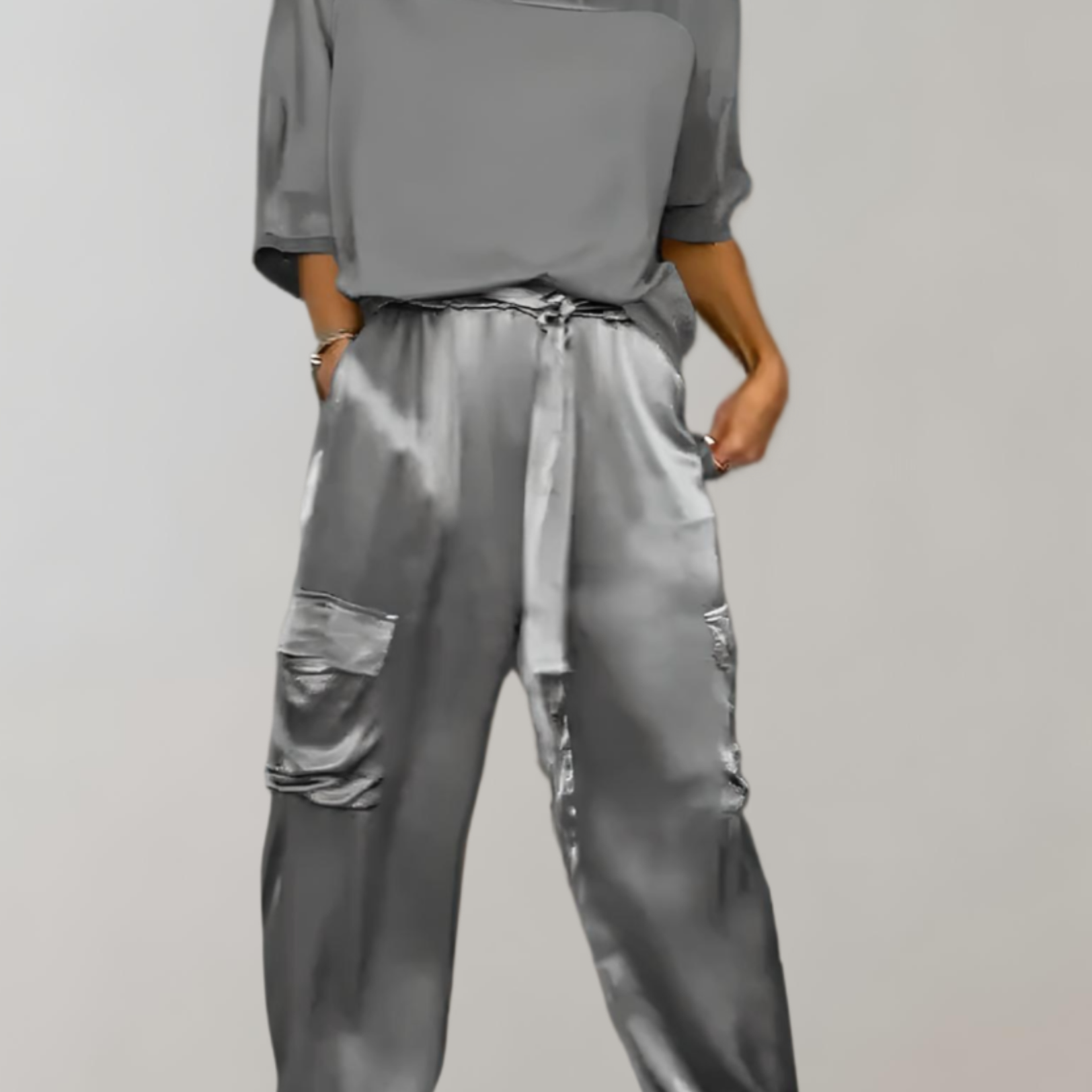 Finley - Silky Cargo Lounge Set