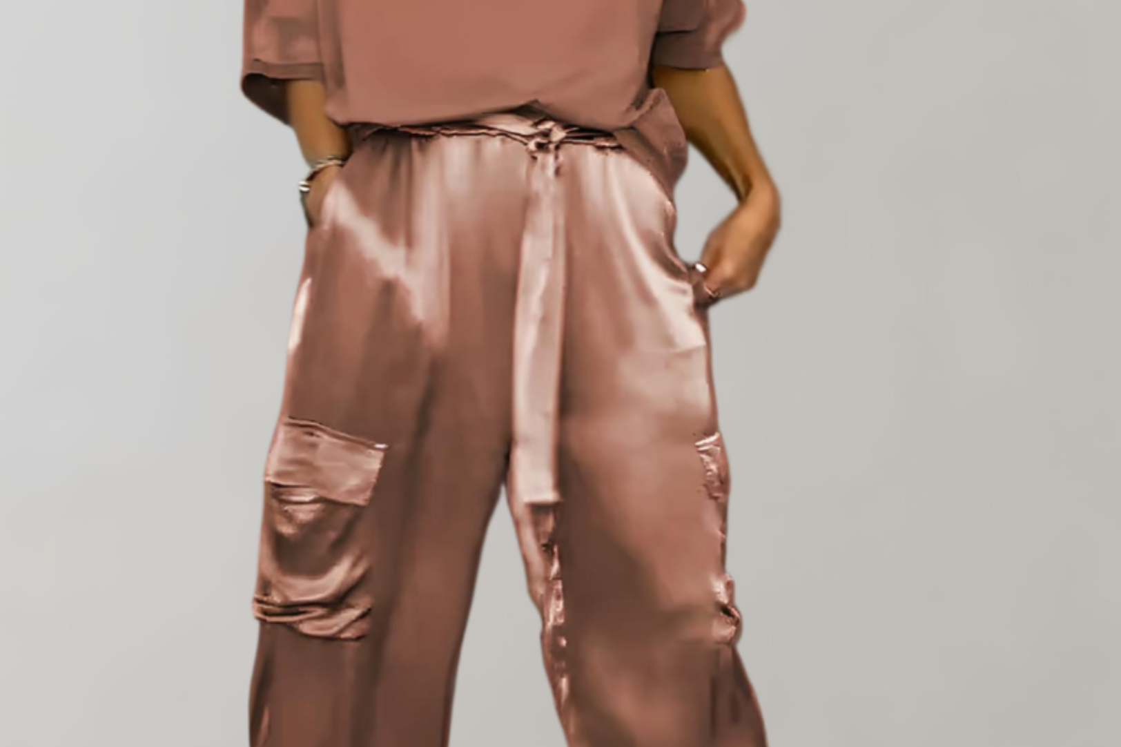 Finley - Silky Cargo Lounge Set