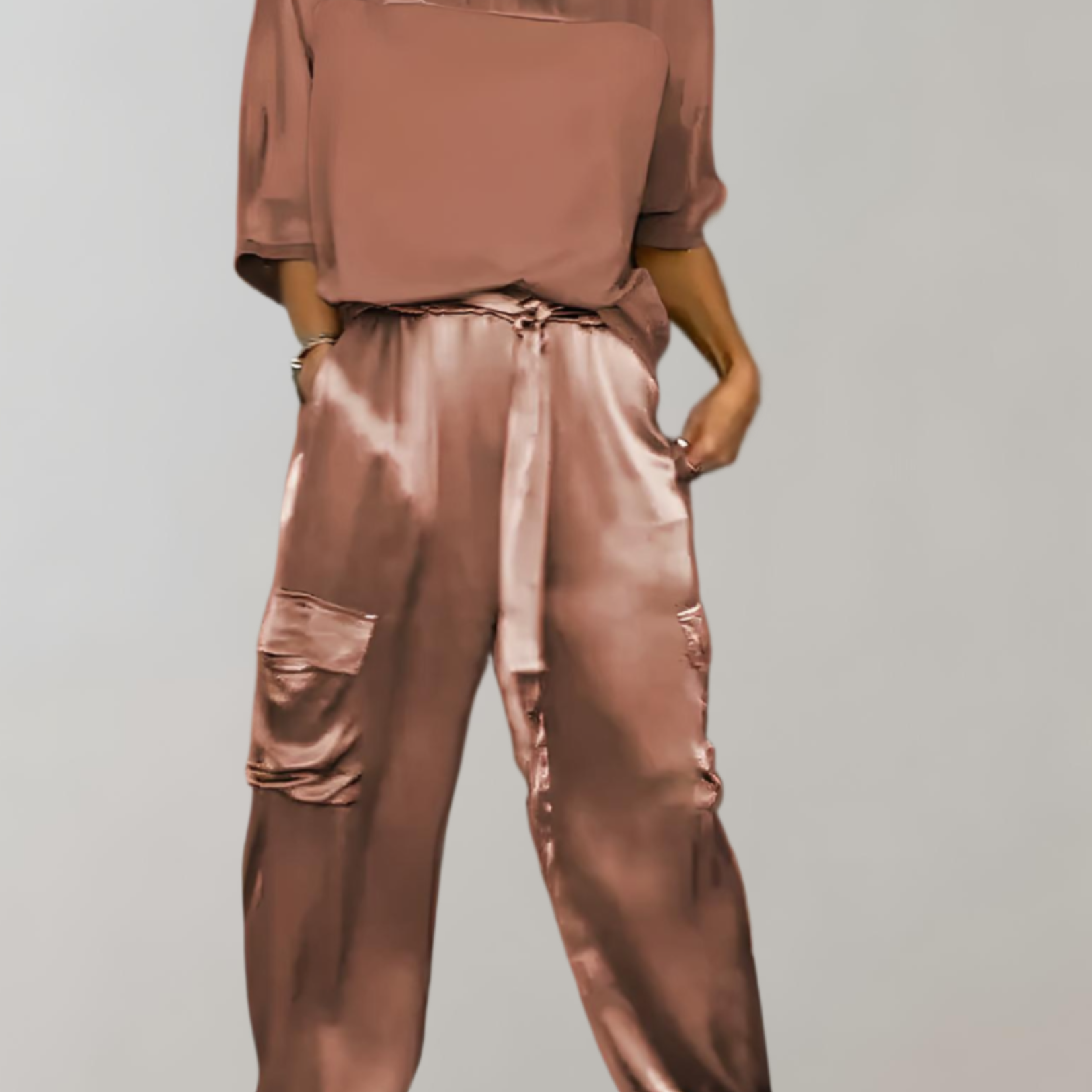 Finley - Silky Cargo Lounge Set