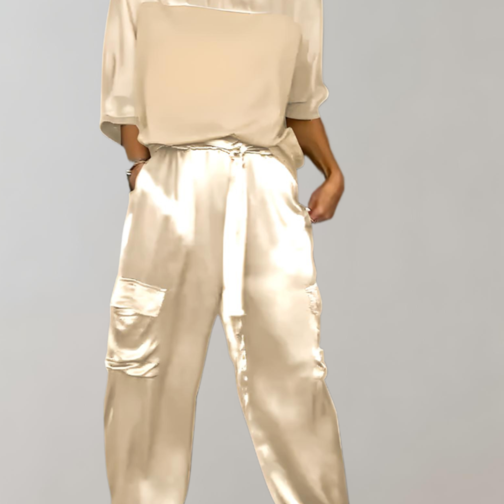 Finley - Silky Cargo Lounge Set