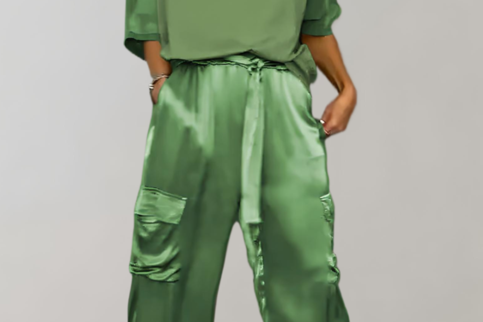 Finley - Silky Cargo Lounge Set