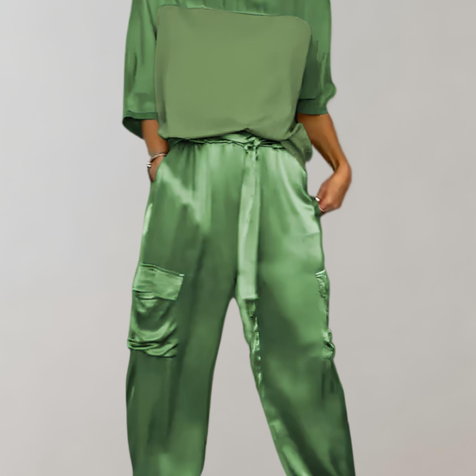 Finley - Silky Cargo Lounge Set