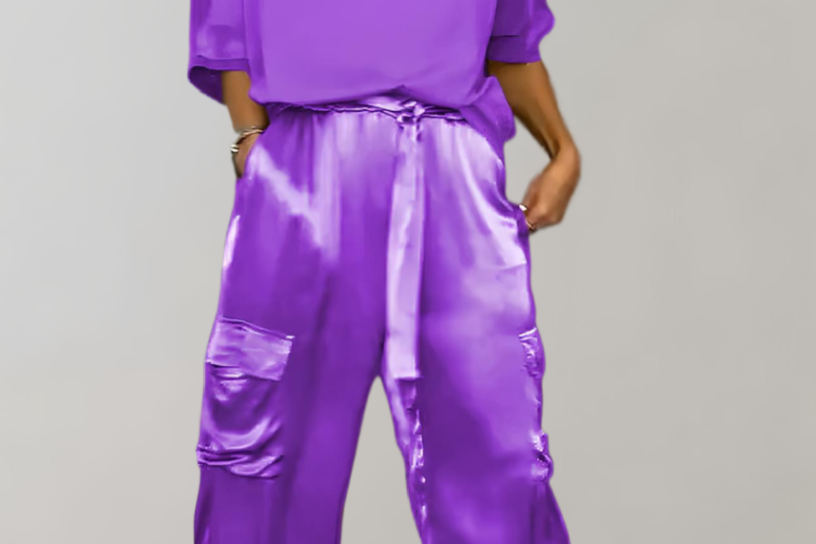 Finley - Silky Cargo Lounge Set