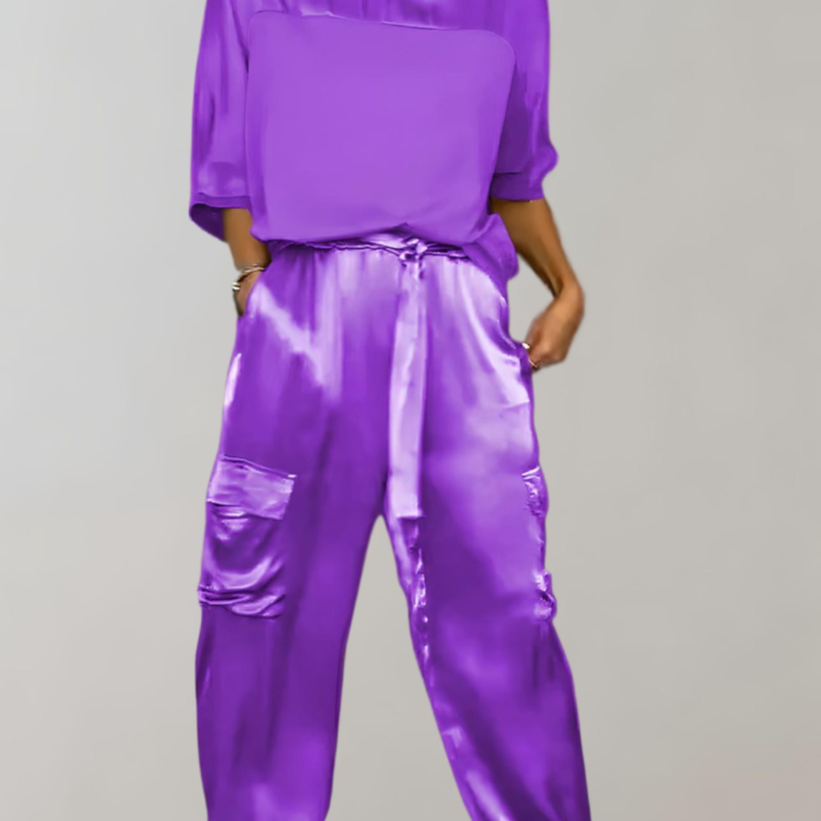 Finley - Silky Cargo Lounge Set
