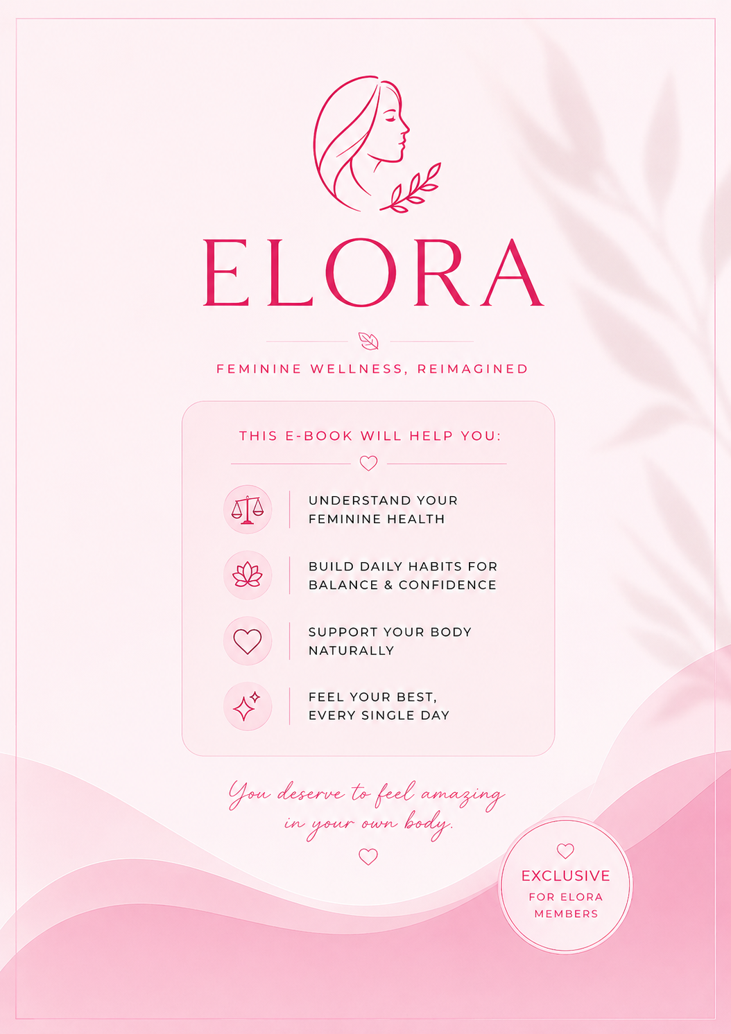 Elora Vaginal Probiotic / E-BOOK