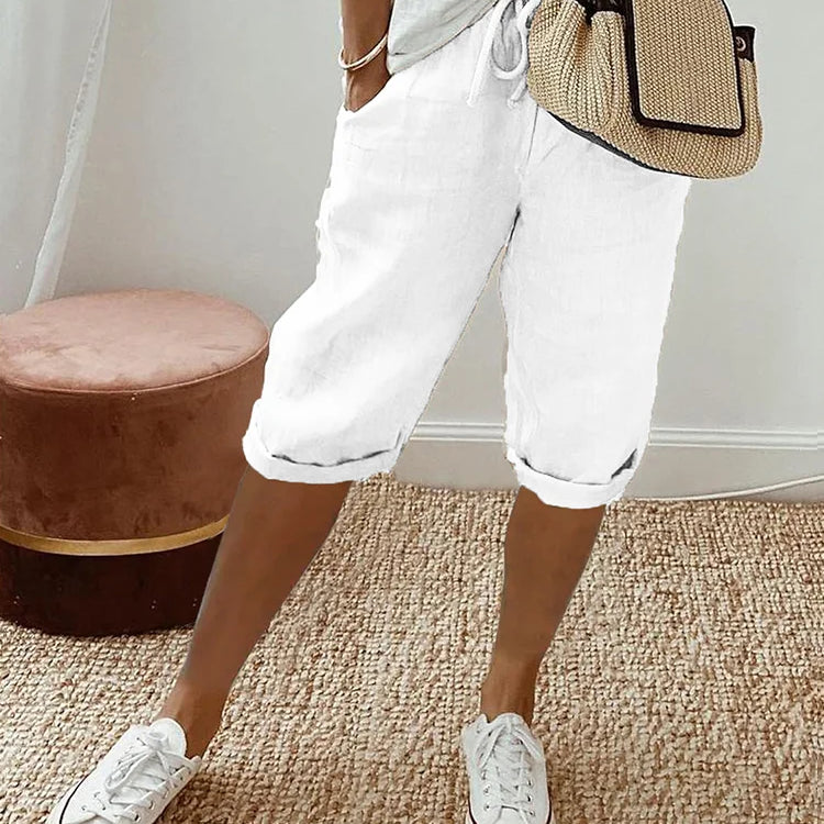 LUI™ – LIGHT COTTON-LINEN SHORTS