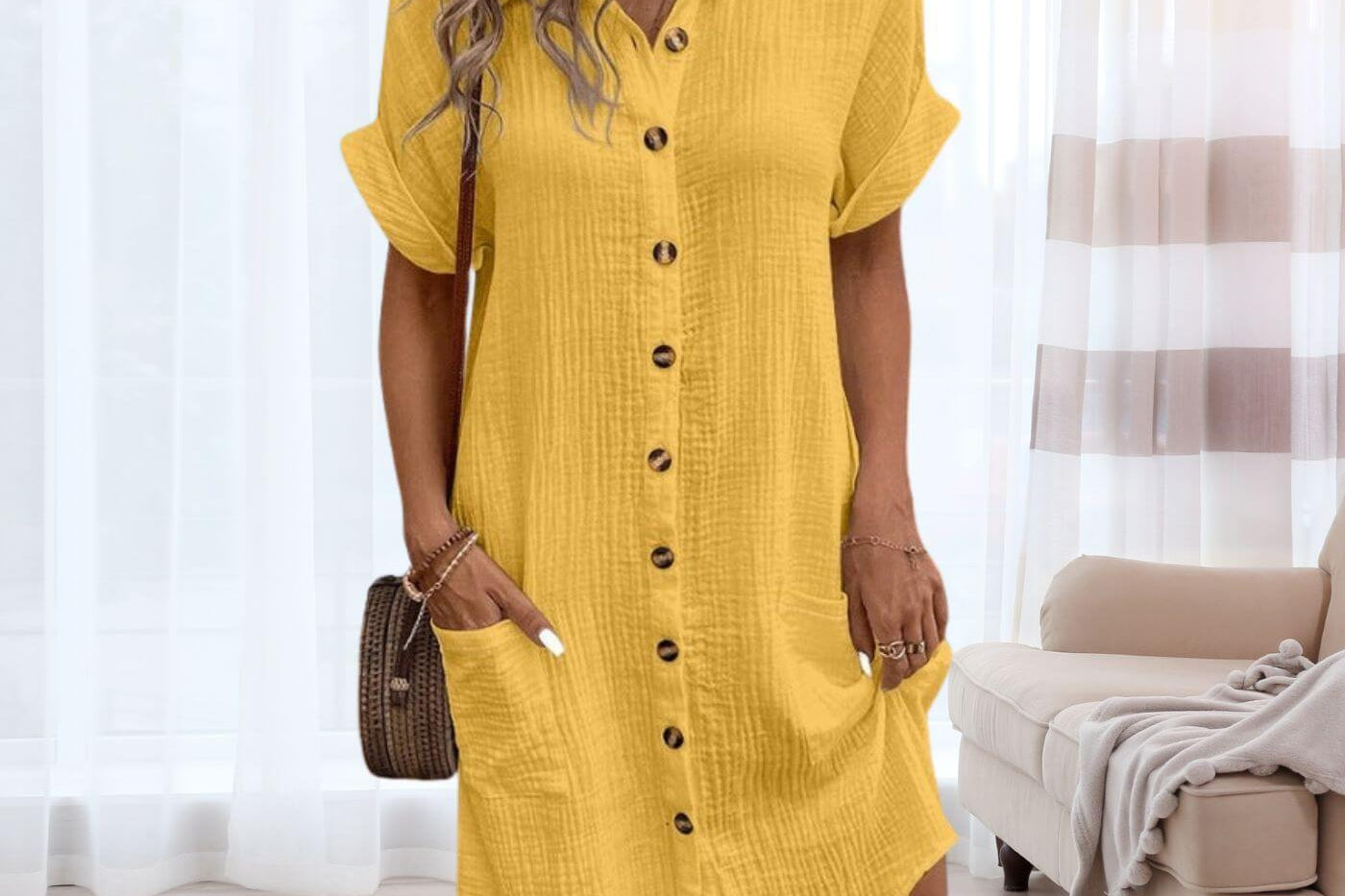 Lila™ | Flattering Summer Midi Dress