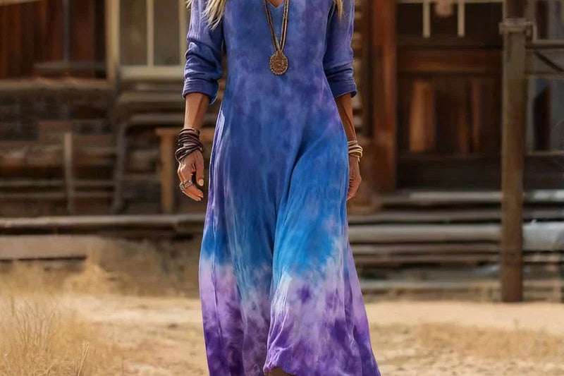 Bea | Long Sleeve Vintage Casual Dress