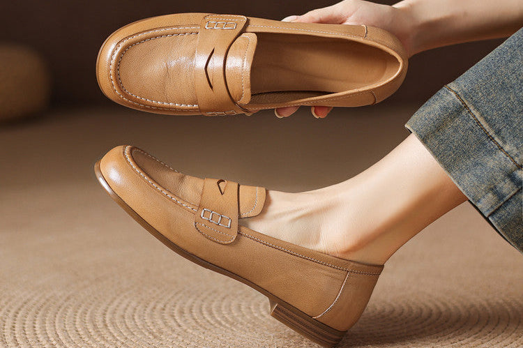 Leonie Genuine Leather Loafers