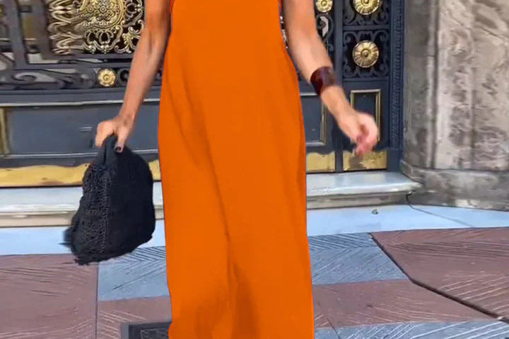 DELPHINE | DRESS WITH CROSSED CUT