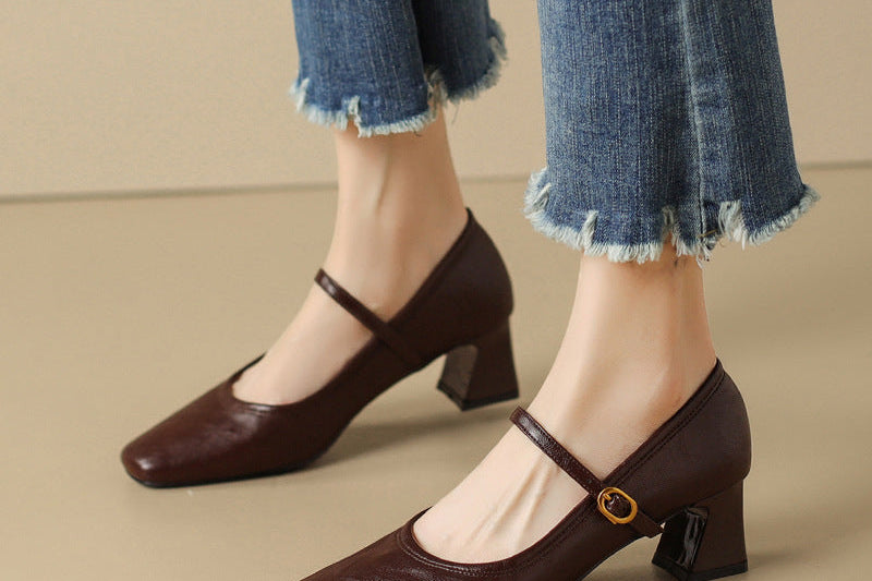 Aeri Leather Heels