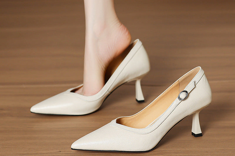 Moda Genuine Leather Heels