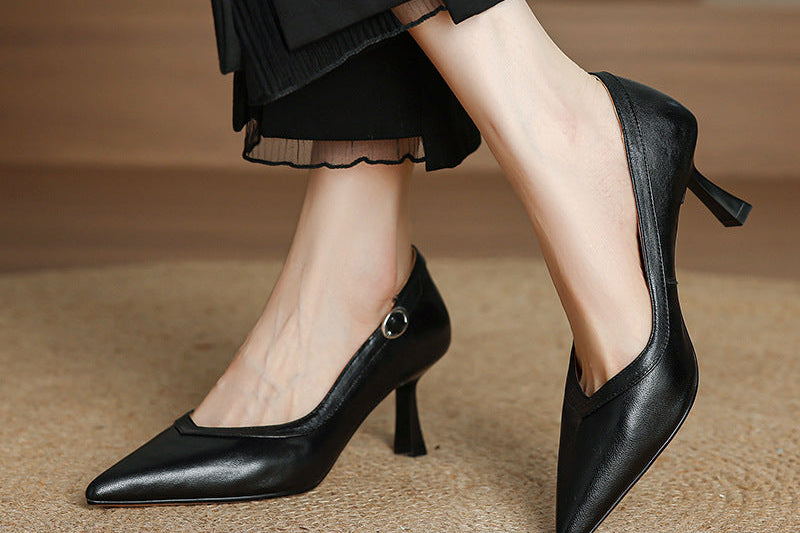 Moda Genuine Leather Heels