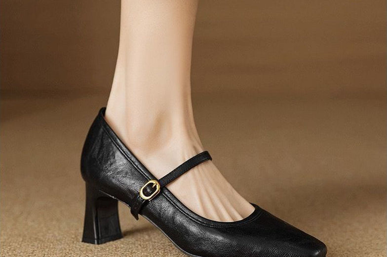 Aeri Leather Heels