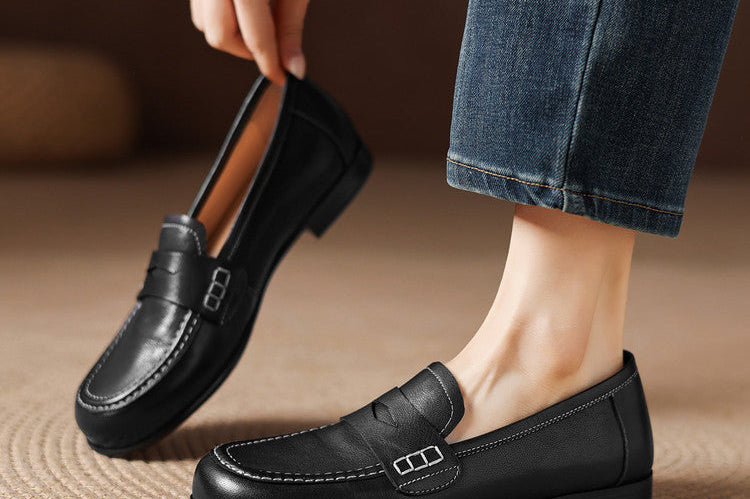Leonie Genuine Leather Loafers