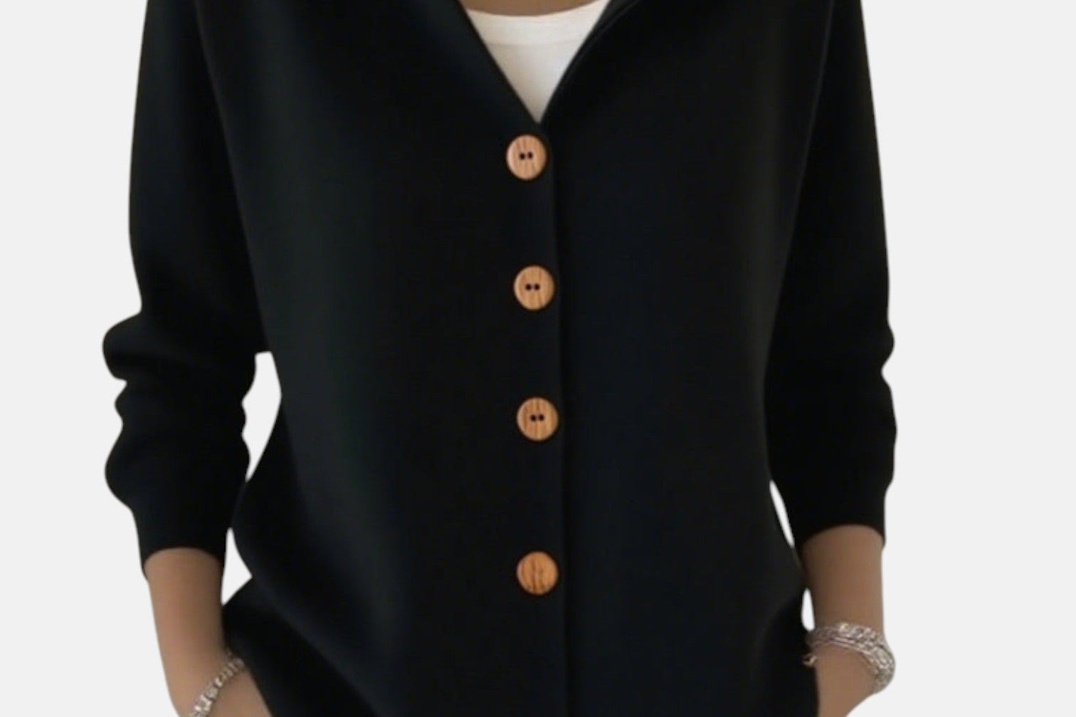 Zoé – Soft Hooded Knit Cardigan for Effortless Everyday Comfort